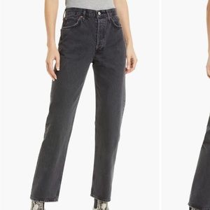 AGOLDE Pinch Waist Black Jeans